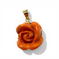 Anhänger Mandile 1922 Dame Coralli in Gold Corallo 1MCICO2